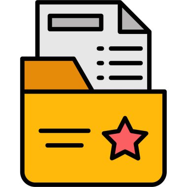 belge dizini renk ana hatları vektörü