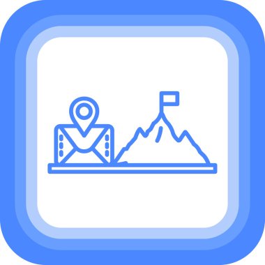 Modern bir simge resminin vektör çizimi