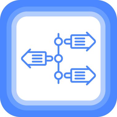 şebeke. Web simgesi basit illüstrasyon