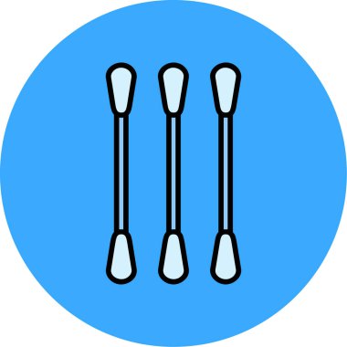 Bir beyzbol ikonunun vektör illüstrasyonu