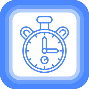 Alarm saati web simgesi basit tasarım