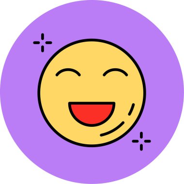 Duygusallık. Web simgesi basit illüstrasyon