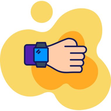 İzle. Web simgesi basit illüstrasyon