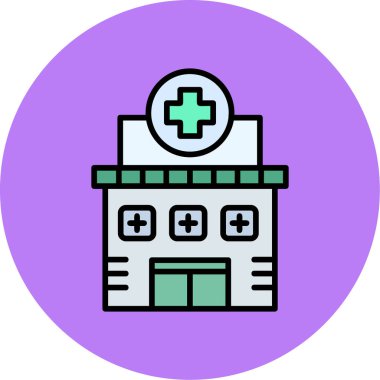 eczane simge vektör çizim