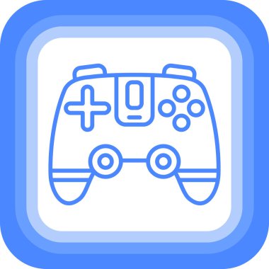 Oyun. Web simgesi basit illüstrasyon