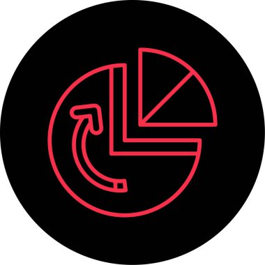 Modern bir simgenin vektör illüstrasyonu