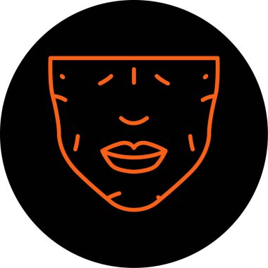 Bir kadın simgesinin vektör illüstrasyonu