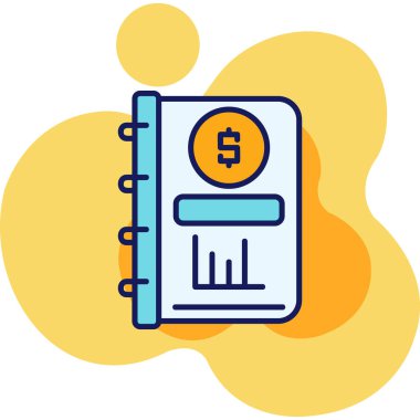 Bankacılık ve finans vektör simgesi