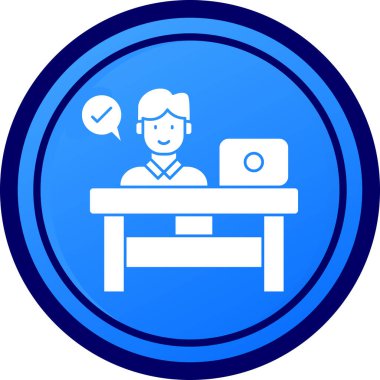 İnsan simgesinin vektör illüstrasyonu