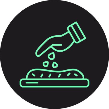 Gıda simgesinin vektör illüstrasyonu