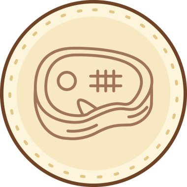 Bir fincanın arka planının vektör çizimi