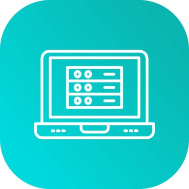 bilgisayar simgesi vektör illüstrasyonu