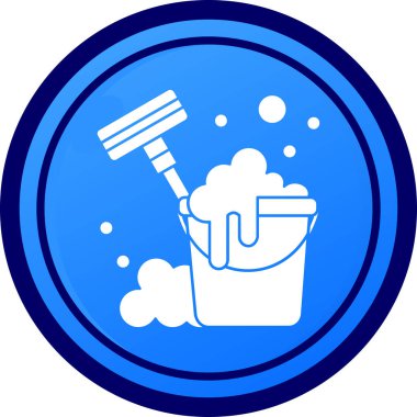 Fırça simgesi vektör illüstrasyonu