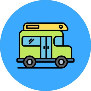 Kamyon. Web simgesi basit illüstrasyon