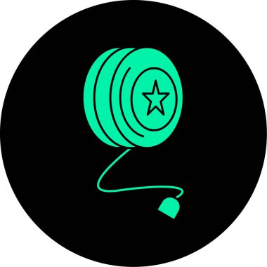 Pusulanın vektör illüstrasyon simgesi