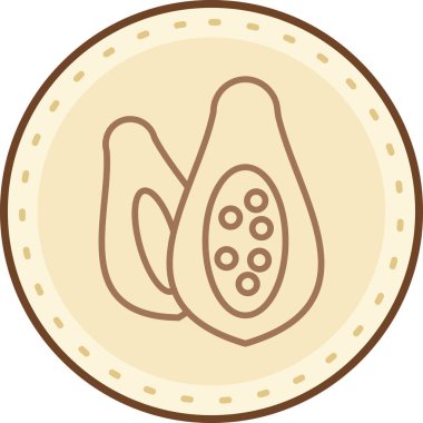 ekmek ikonu vektör illüstrasyonu