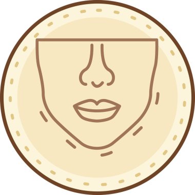 yüz kremi vektör illüstrasyonu