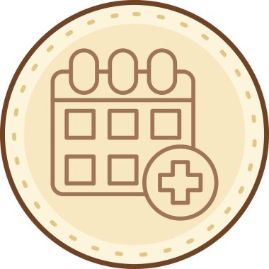 Bir hastane vektör çizim