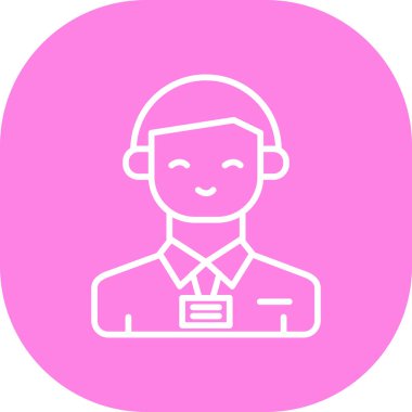 Avatar simgesi, vektör illüstrasyonu