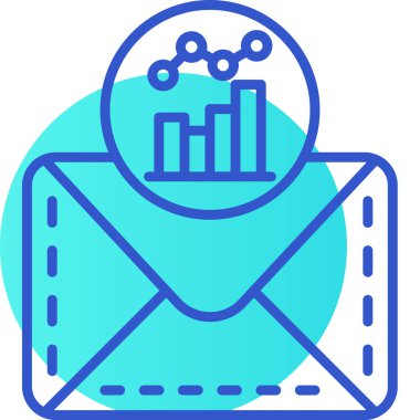 Pazarlama simgesi, vektör illüstrasyonu