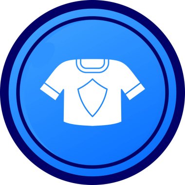 Kalkan. Web simgesi basit illüstrasyon