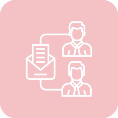 İş adamı simgesinin vektör illüstrasyonu