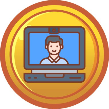 İnternet alışveriş simgesi. vektör illüstrasyonu