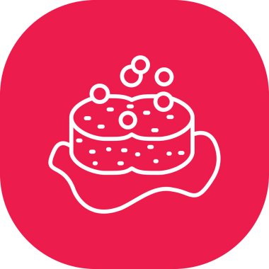 kek vektörü simgesi modern basit illüstrasyon