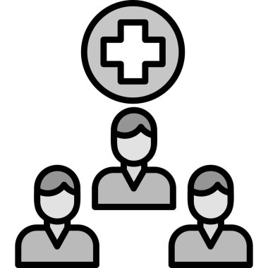 tıbbi simge vektör illüstrasyonu