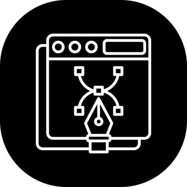 Modern b 'nin vektör illüstrasyonu eksik simgesi