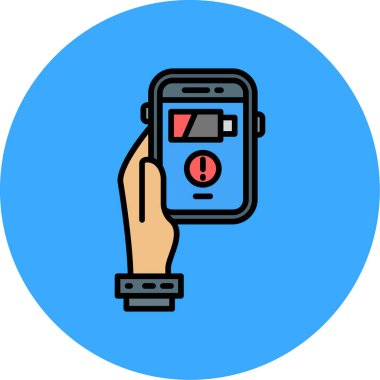 akıllı saat simge vektör illüstrasyonu