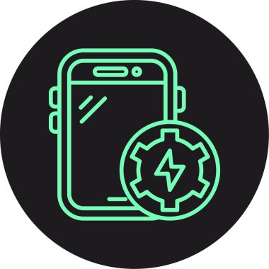 Vektör Mobil simge illüstrasyonu