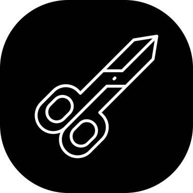 makas simgesinin vektör illüstrasyonu