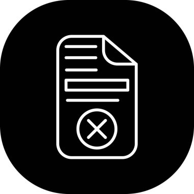 Vektör belgesi Simge illüstrasyonu