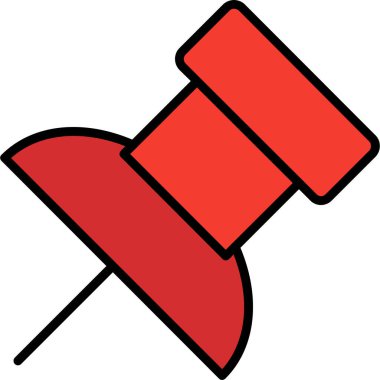 Bayrak. Web simgesi basit illüstrasyon