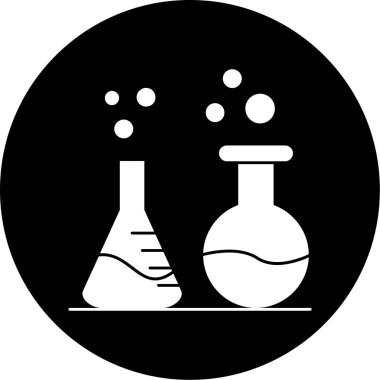 laboratuvar matarası vektör çizimi