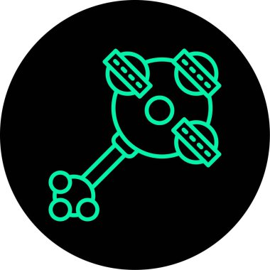 Modern oto tamir simgesinin vektör illüstrasyonu