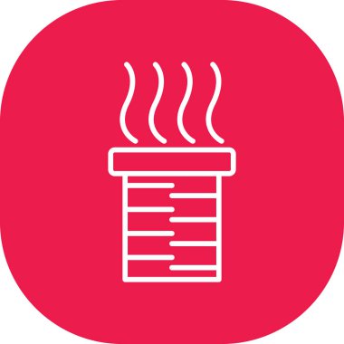 sıcak klima simgesi vektör illüstrasyonu