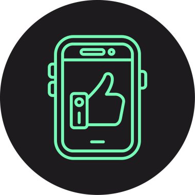 vektör mobil uygulama simgesi