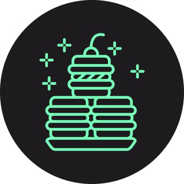 Gıda simgesinin vektör illüstrasyonu