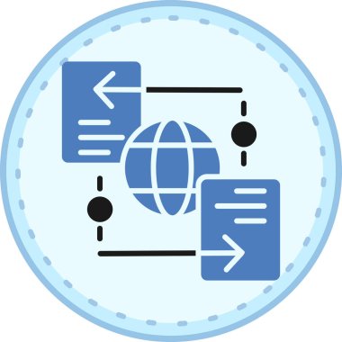 Seo simgesinin vektör illüstrasyonu