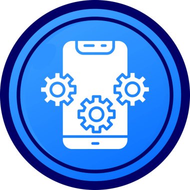 Vektör Mobil simge illüstrasyonu