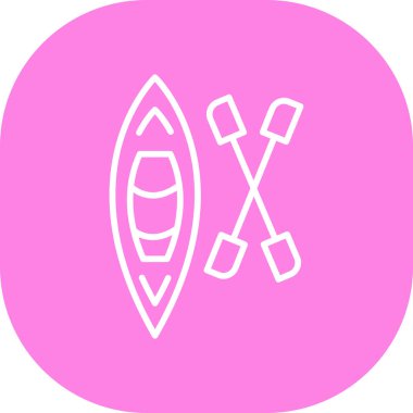 Ahşap bir teknenin vektör simgesi