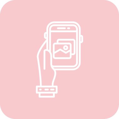 cep telefonu simgesi vektör çizimi