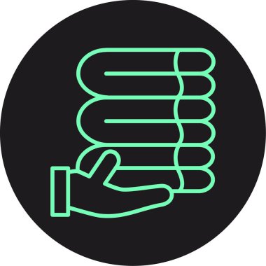 Seo modern simgesi, ampul simgesinin vektör illüstrasyonu