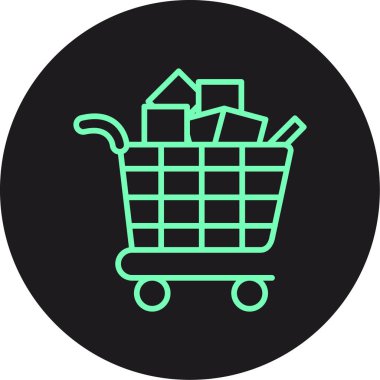 Araç simgesi, vektör illüstrasyonu