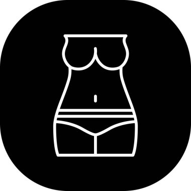 Mayolu bir kadının vektör çizimi