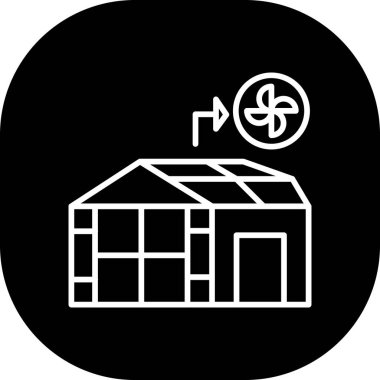 Benzersiz yapı vektör çizgisi simgesi