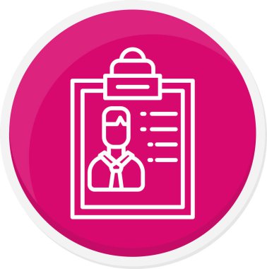 Belge simgesinin vektör illüstrasyonu