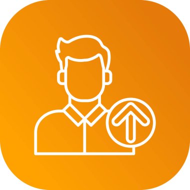 man simgesi vektör illüstrasyonu